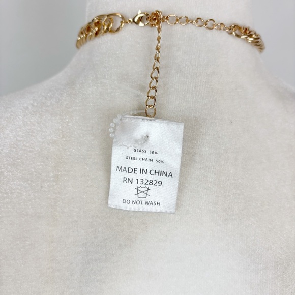 H:ours Oaklyn Top in Purple Embellishments Chain - Picture 6 of 8